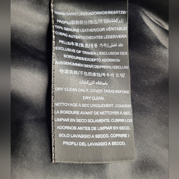 Guess by Marciano Red & Black Peplum Jacket with Leather Trim - Size XS A38 - Picture 6 of 11